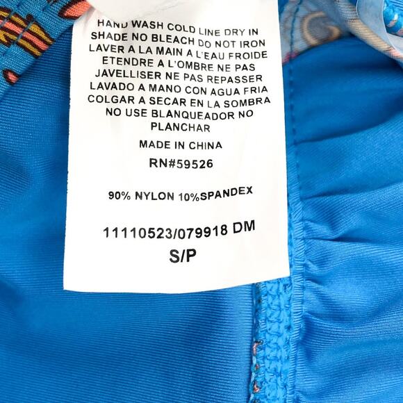 LUCKY BRAND Paisley Poolside Charm One Piece Swimsuit Small Multicolor NWT - Picture 11 of 13